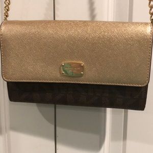 Michael Kors crossbody clutch.
